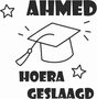 hoera geslaagd